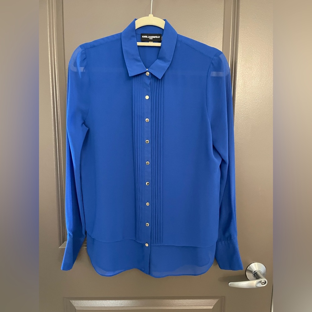 Karl Lagerfeld Long Sleeve Blouse